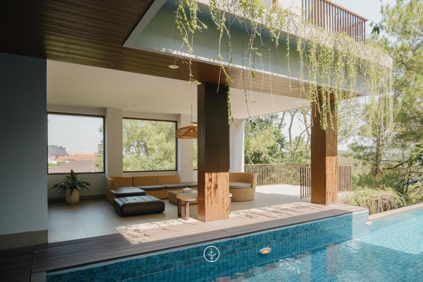 Anindya Hill View Villa 7 Bedrooms With A Private Swimming Pool Бандунг Экстерьер фото